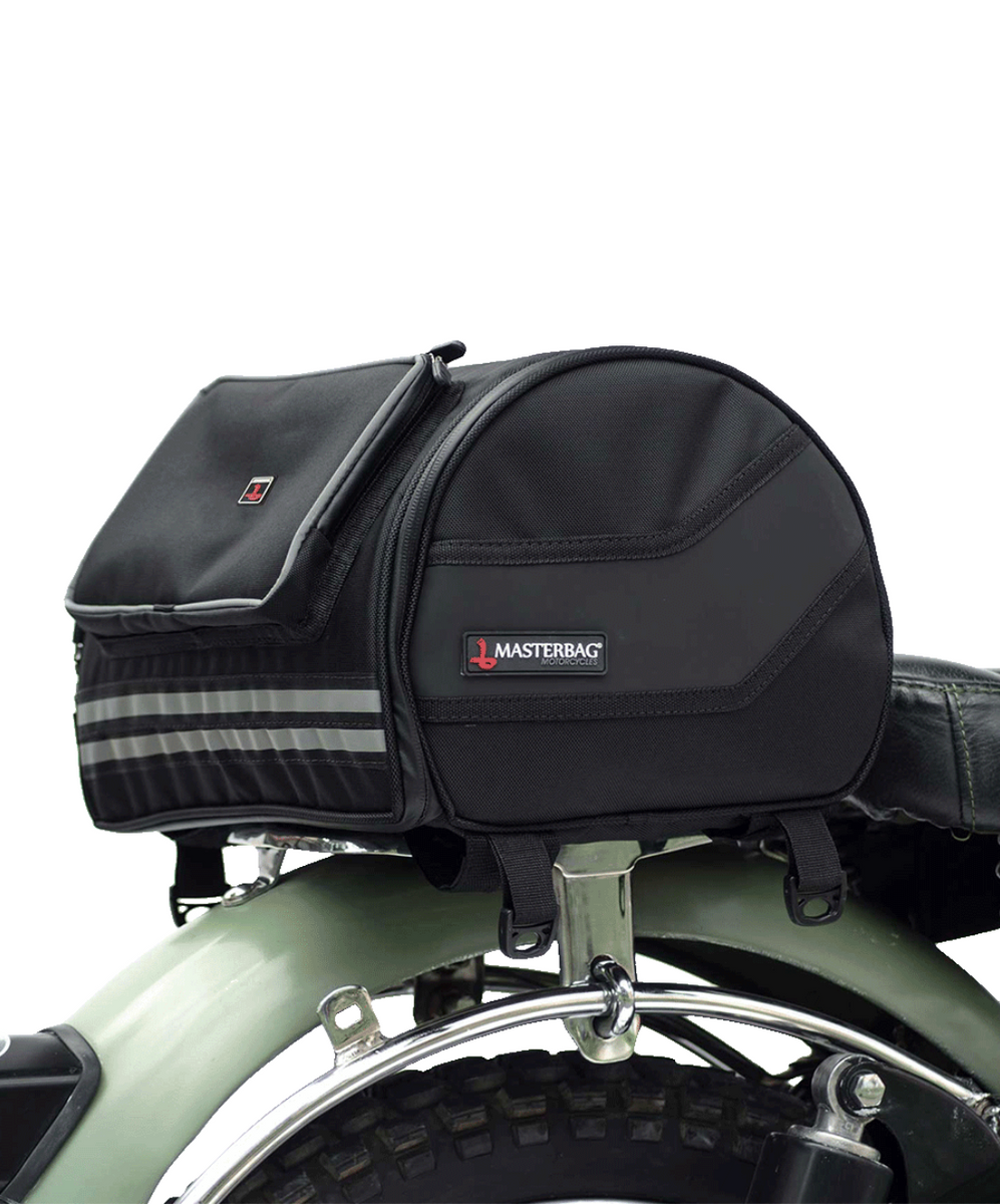 Alforjas Moto Expandibles + Rollbag - Tula Regalo Negra