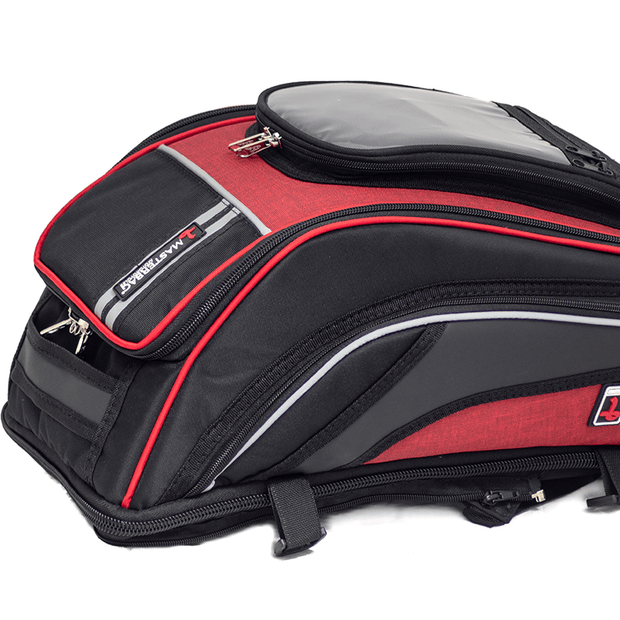 TankBag GPS con visor táctil para navegación, material resistente de calidad. Sujeción segura, impermeabilidad y gran capacidad de carga.