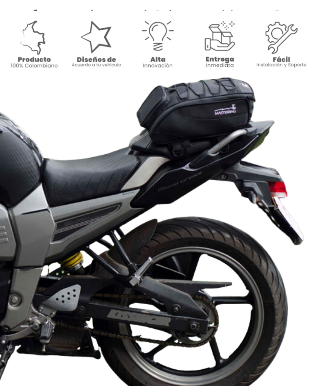 PortaImpermeable Edge | Maleta Impermeable para Motocicleta