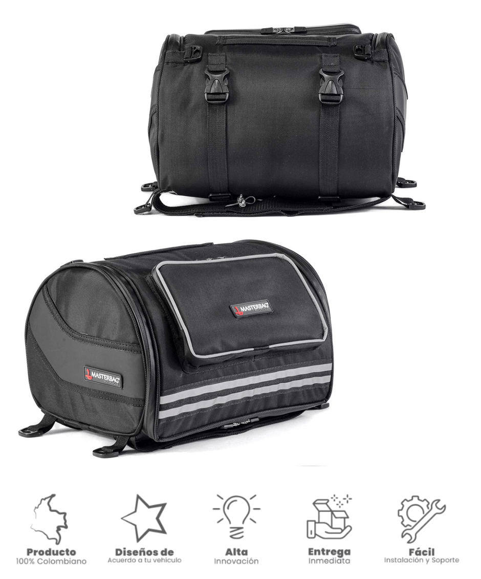 Tula Rollster | Maleta Amplia para Cola de Motocicleta Masterbag