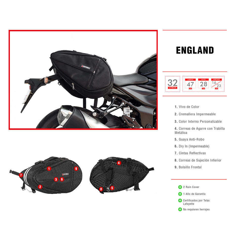 Alforjas England Masterbag