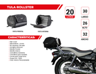 Tula Rollster | Maleta Amplia para Cola de Motocicleta