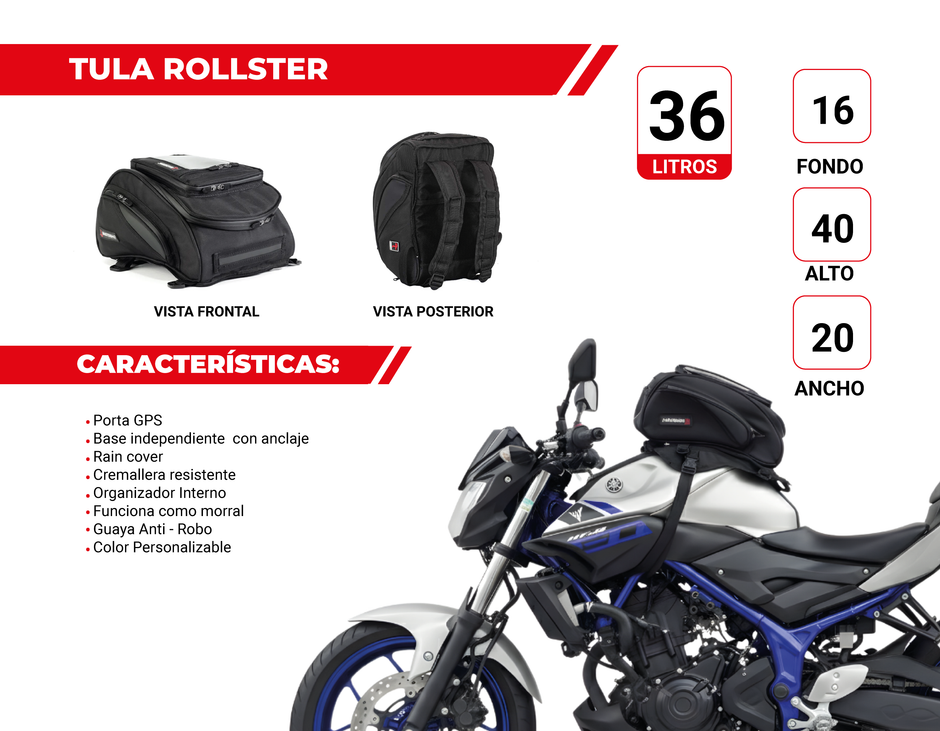 TankBag Medium | Bolsa para Motocicleta