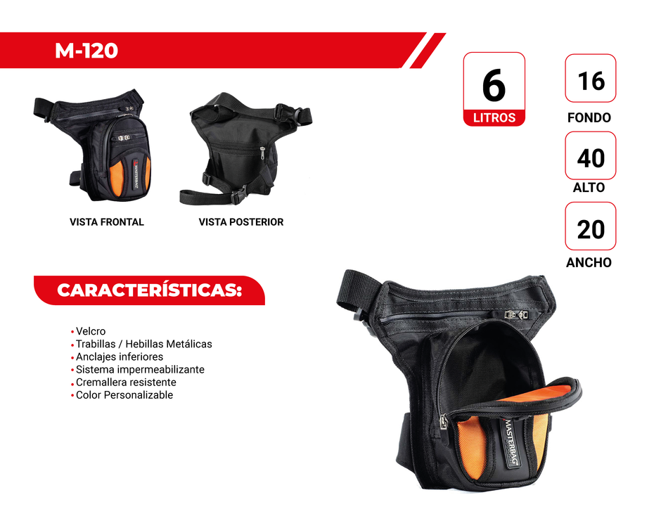 Pierneras deportivas para Moto |  M-120