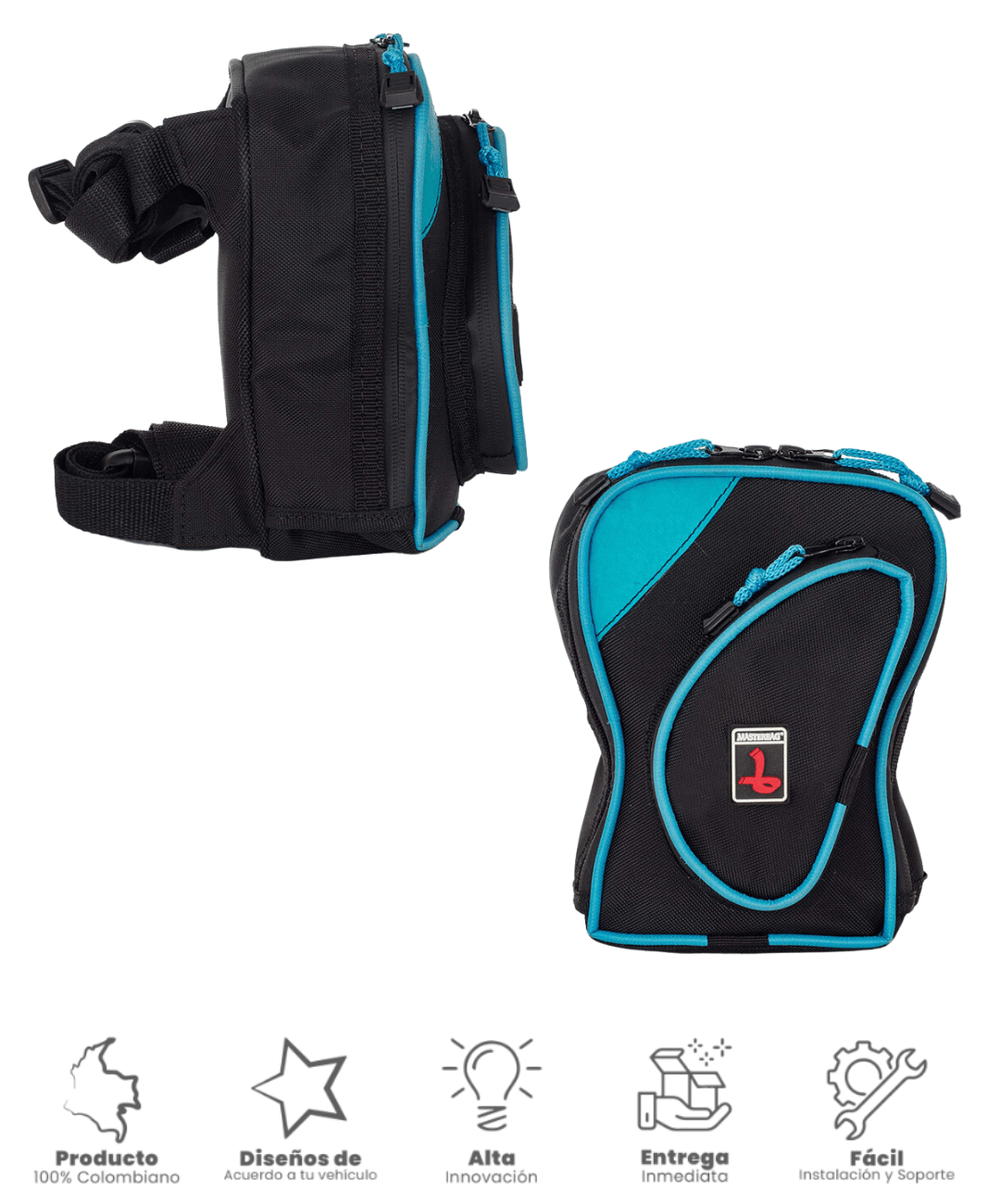 Pierneras deportivas para Moto | Mochila Piernera
