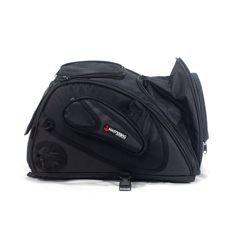 Maleta para mascotas en moto talla grande, vista lateral, PetBag Masterbag