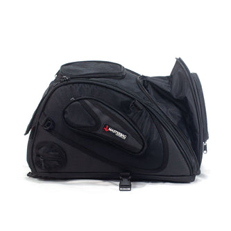 Maleta para mascotas en moto talla grande, vista lateral, PetBag Masterbag