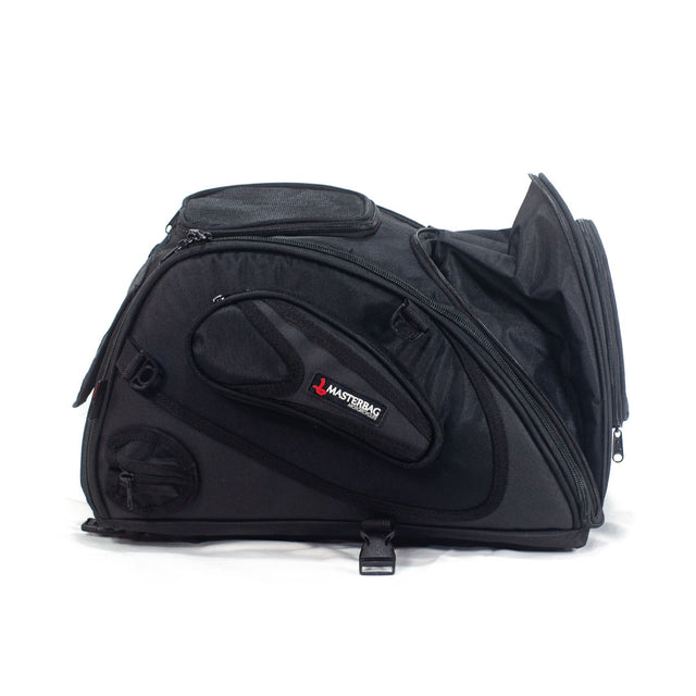 Maleta para mascotas en moto talla grande, vista lateral, PetBag Masterbag