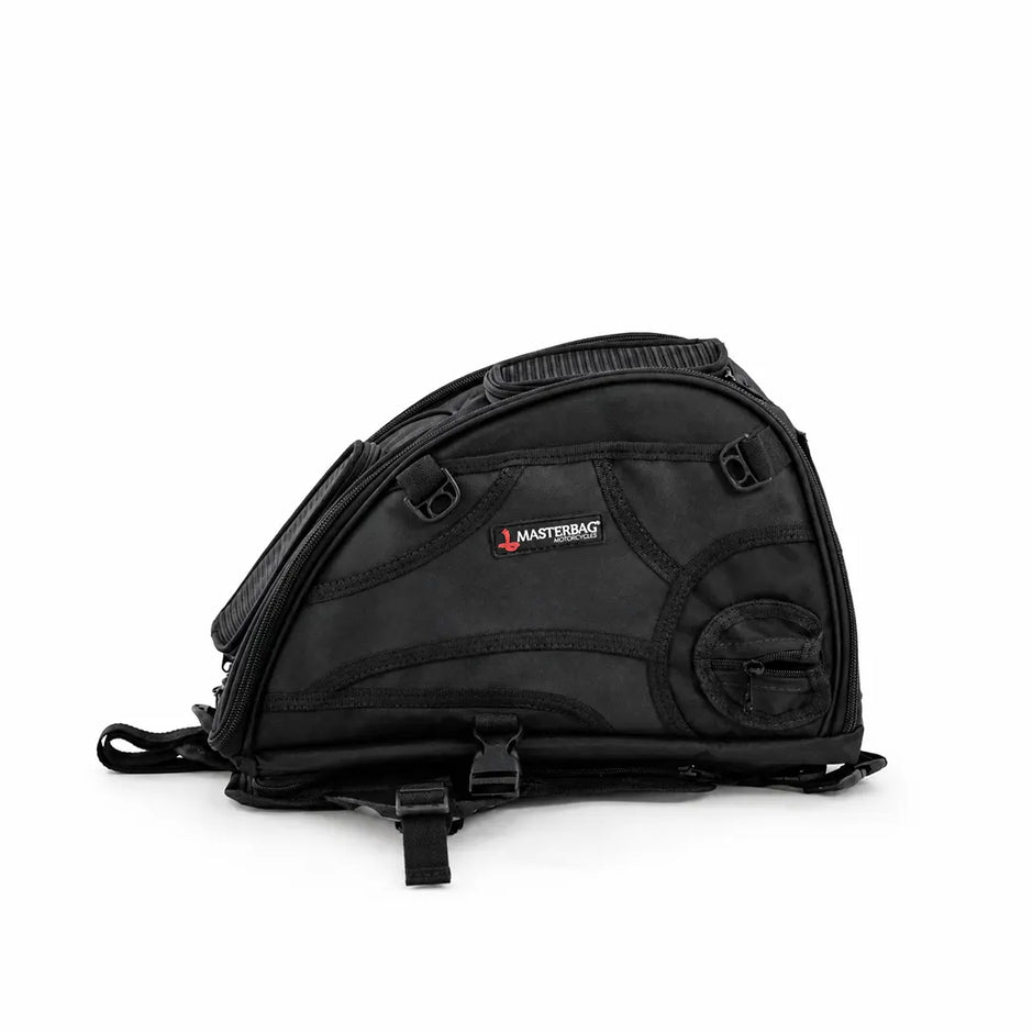 Maleta para mascotas en moto talla pequeña, vista lateral, PetBag Masterbag