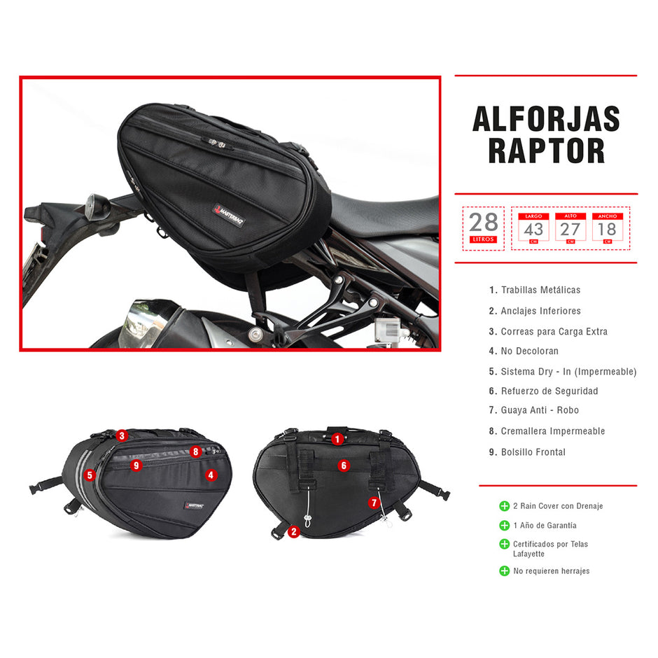 Alforjas Raptor Masterbag