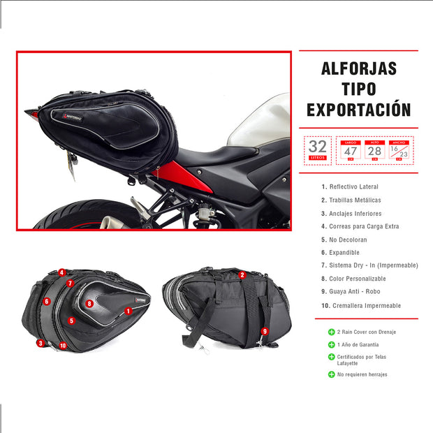 Alforjas Tipo Exportación Masterbag